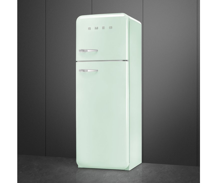 Smeg FAB30RPG5 rechtsdraaiende retro koelkast - water groen