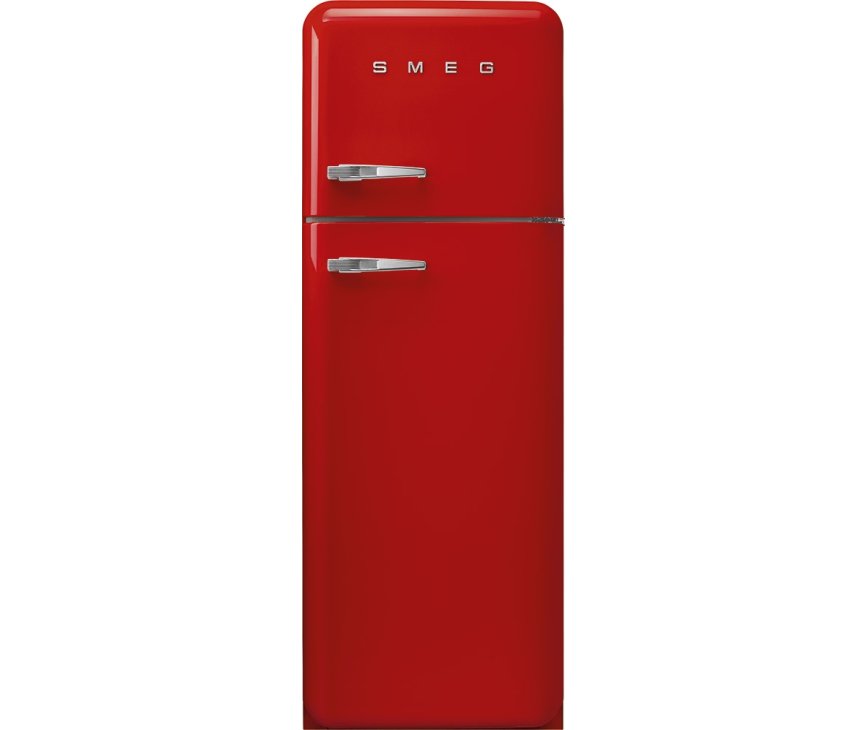 Smeg FAB30RRD5 rechtsdraaiende retro koelkast - rood