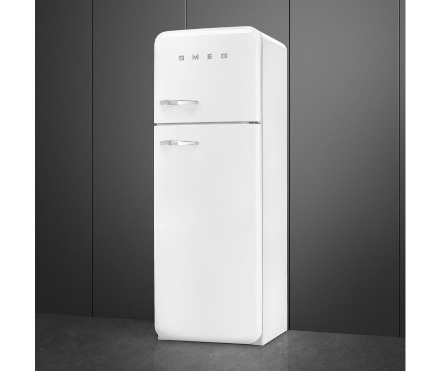 Smeg FAB30RWH5 rechtsdraaiende retro koelkast - wit