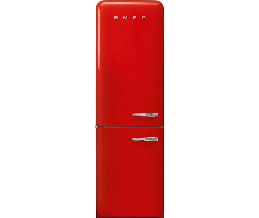 Smeg FAB32LRD5 retro jaren 50 koelkast - rood - linksdraaiend