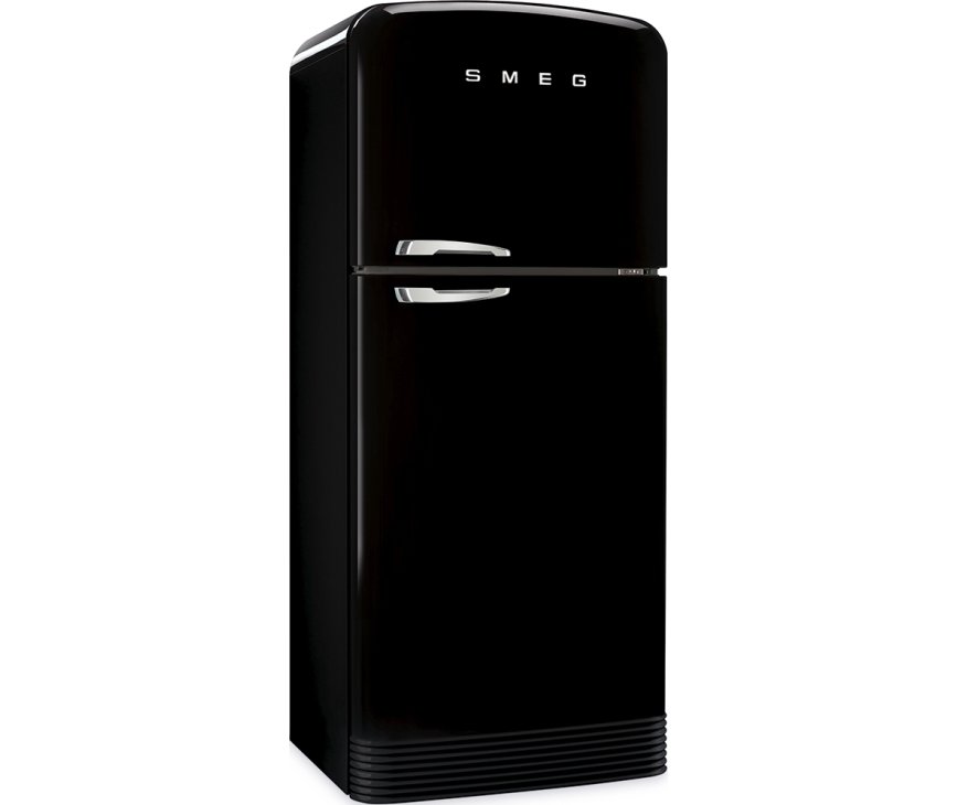 Het exterieur van de Smeg FAB50RBL5 koelkast zwart