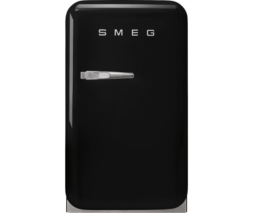 Smeg FAB5RBL5 zwarte retro jaren 50 koelkast - barmodel