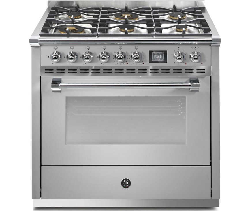 Steel AQ9S-6W Ascot gasfornuis - combi-stoomoven - 6 branders