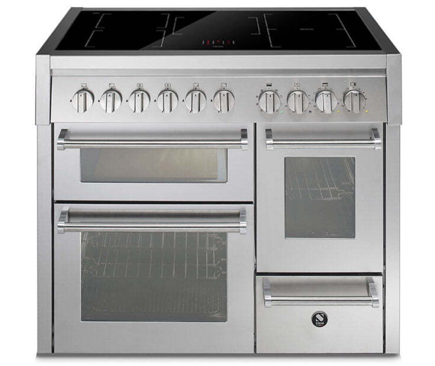 Steel GQ10SFF-5FI inductie fornuis met combi-stoomoven - Genesi - 100 cm