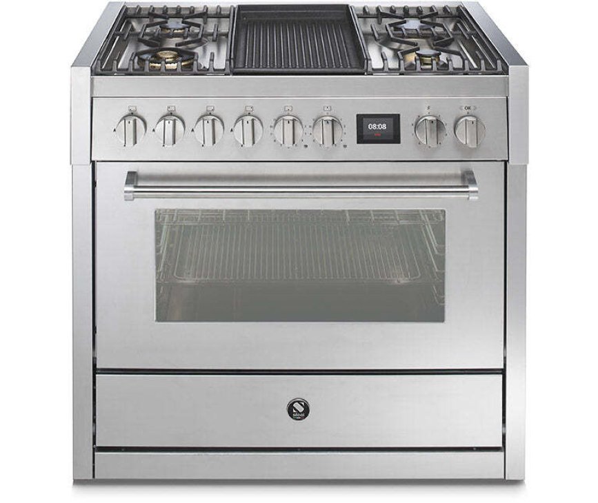 Steel GQ9S-4B fornuis met combi stoomoven - Genesi