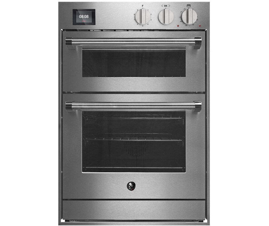 Steel GQFFE6-S Genesi dubbele inbouw oven - combi & pizza