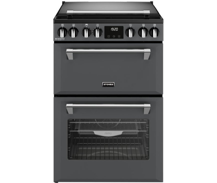 Stoves Richmond DX 60 DF gas fornuis - antraciet - 60 cm. breed
