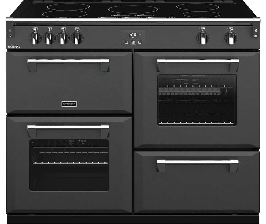 Stoves Richmond S1100 EI Antraciet-mat inductie fornuis - 110 cm. breed