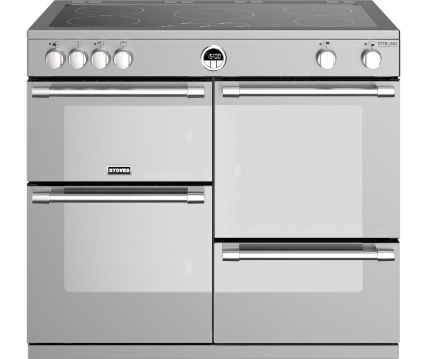 STOVES fornuis inductie Sterling DX S1000 Ei rvs