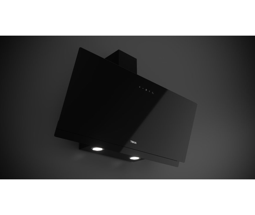 Teka DVN94030TTCBK schuin anti-hoofdstoot afzuigkap - zwart glas