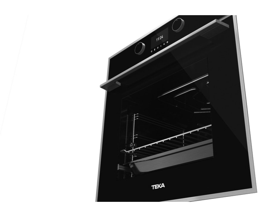 Teka HLB 860 P inbouw oven met zwart glazen front