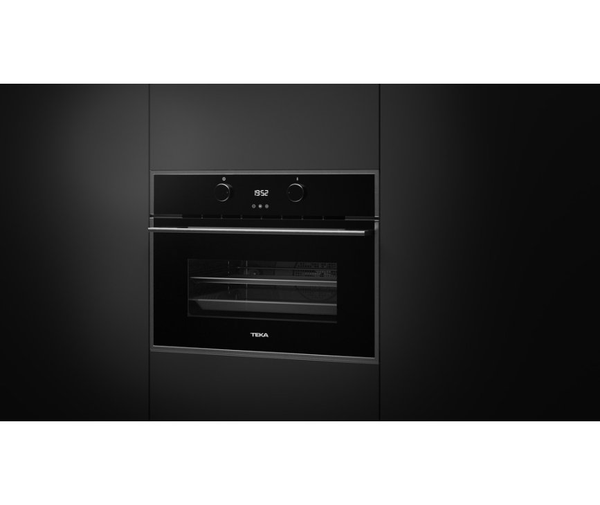 Teka HLC 844 C inbouw oven met magnetron - nis 45 cm - zwart