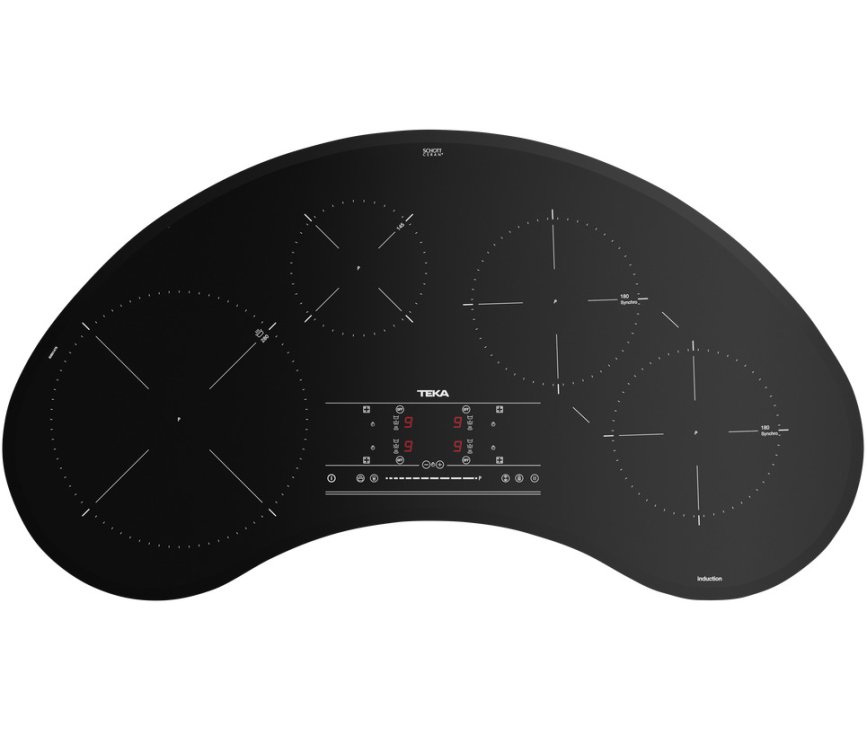 Teka IRC9430KS inbouw inductie kookplaat - panorama uitvoering