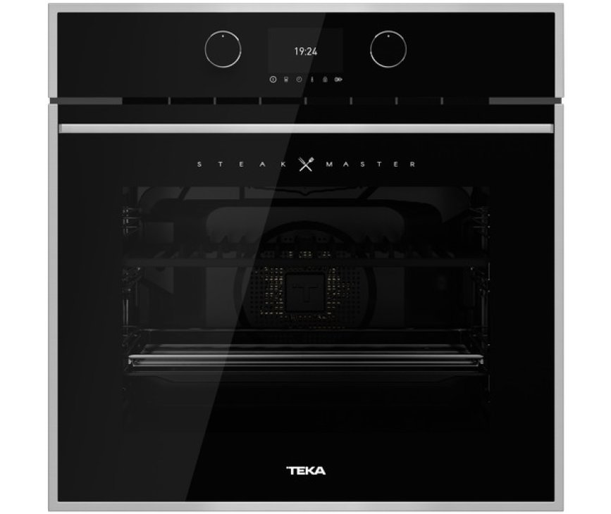 Teka STEAKMASTER ST inbouw oven - zwart glas met rvs rand