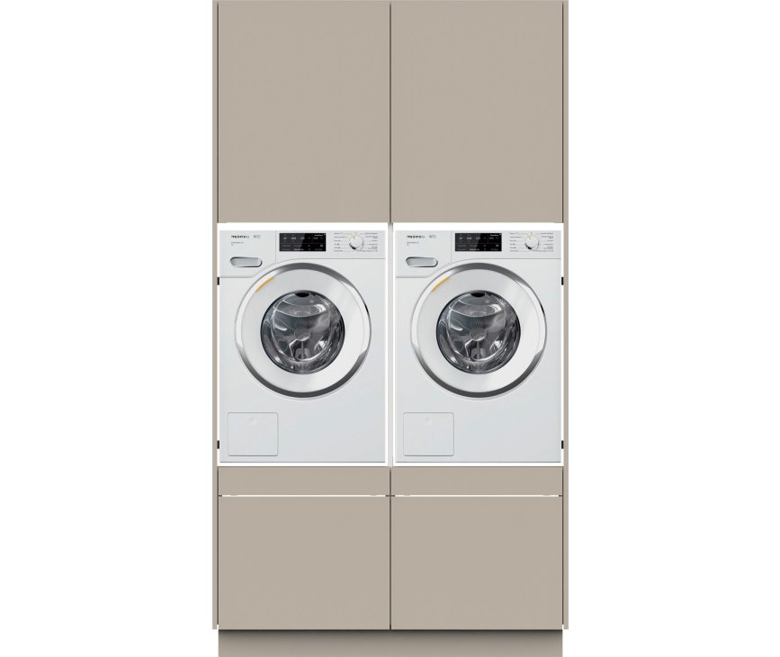 Wasmachinekast STRAIGHT wasmachine / droger kast - beige grijs