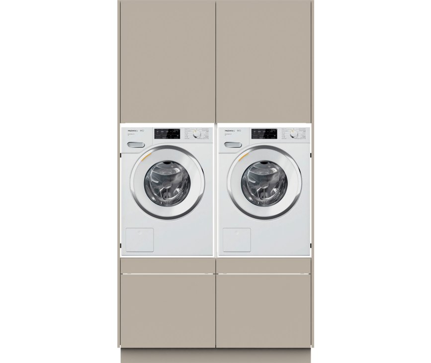 Wasmachinekast STRAIGHT wasmachine / droger kast - beige grijs