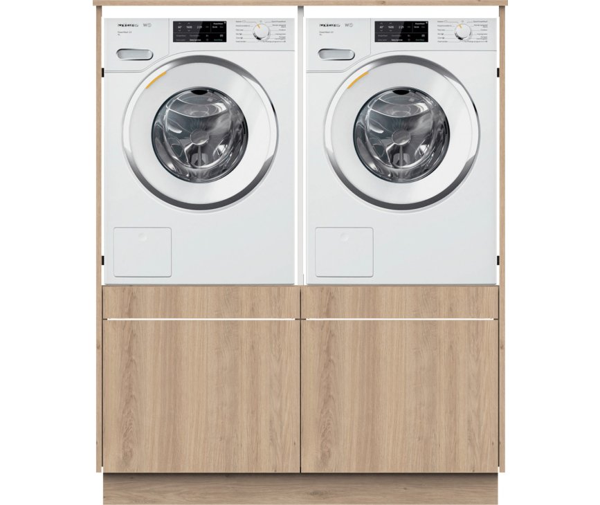 Wasmachinekast TWO PAIR wasmachine / droger kast - Natural Scandinavian