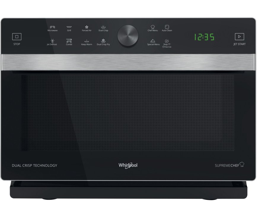 Whirlpool MWSC 833 B vrijstaande combi-magnetron - zwart