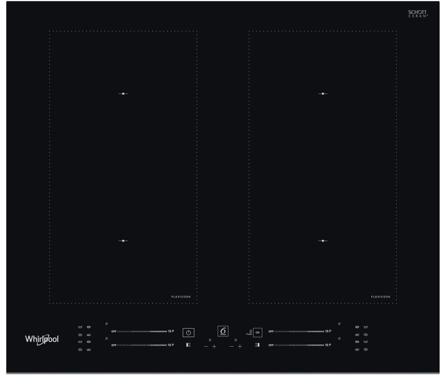 Whirlpool WL S3160 BF inbouw inductie kookplaat - slider