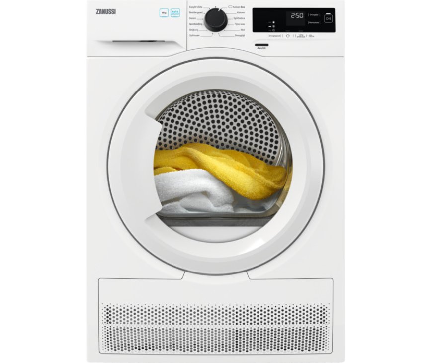 Zanussi ZDHN976TW warmtepomp droger - 9 kg. inhoud