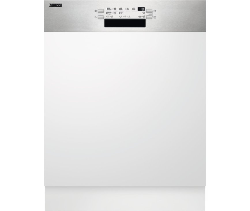 Zanussi ZDSN653X2 inbouw vaatwasser - half geïntegreerd