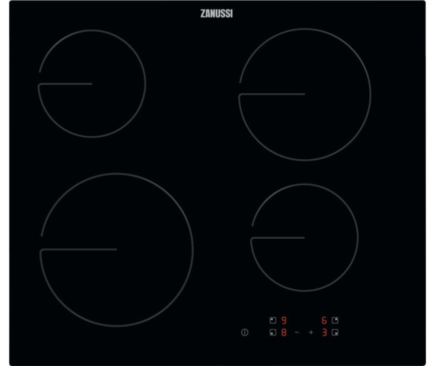 Zanussi ZHRN641K inbouw keramische kookplaat