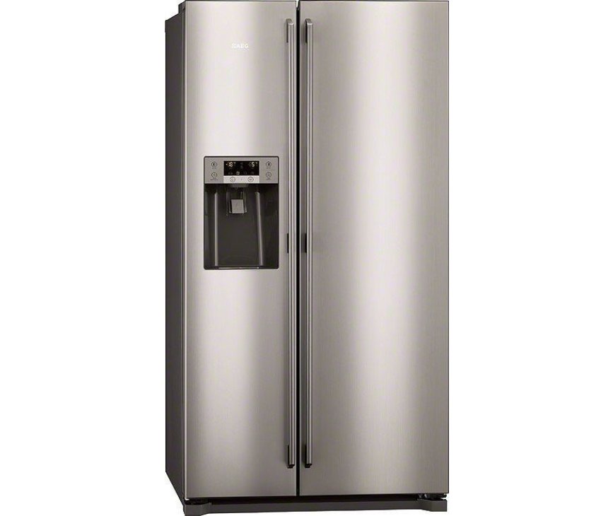 Aeg S56090XNS1 koelkast side-by-side rvs-look