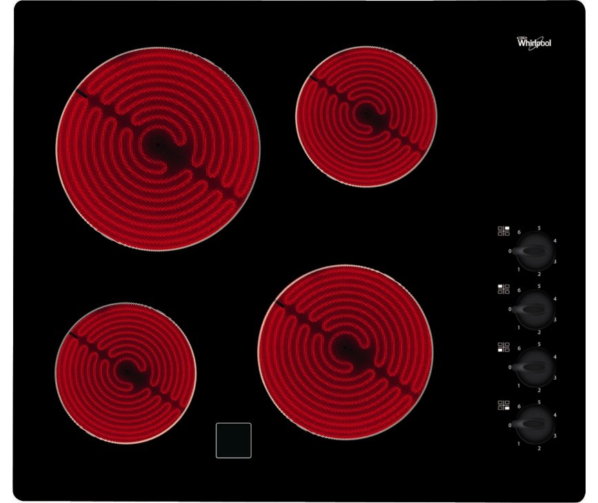 Whirlpool AKM9010NE keramische kookplaat