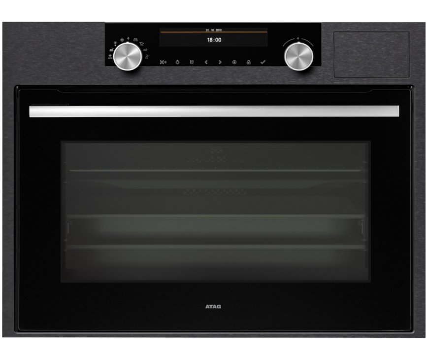 Atag CS4612D inbouw combi-stoomoven - blacksteel 