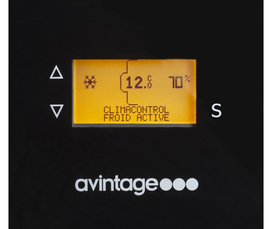 De DVA265PA+ heeft een display voor exacte instelling van de temperatuur