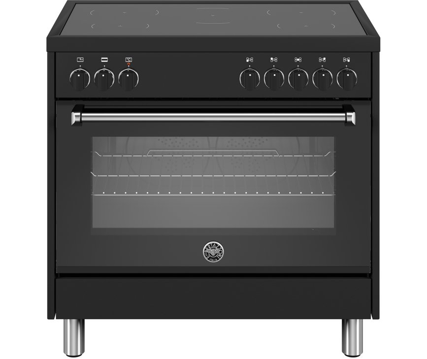 Bertazzoni MPL95I1ENNE inductie fornuis - zwart