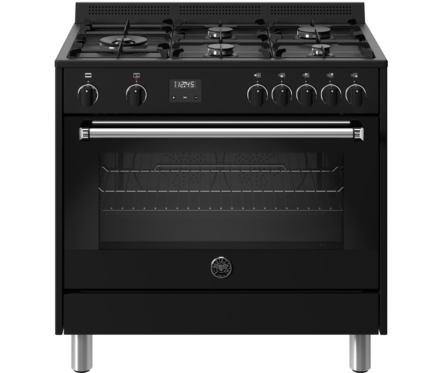 Bertazzoni MPL95L1ENND gas fornuis - zwart