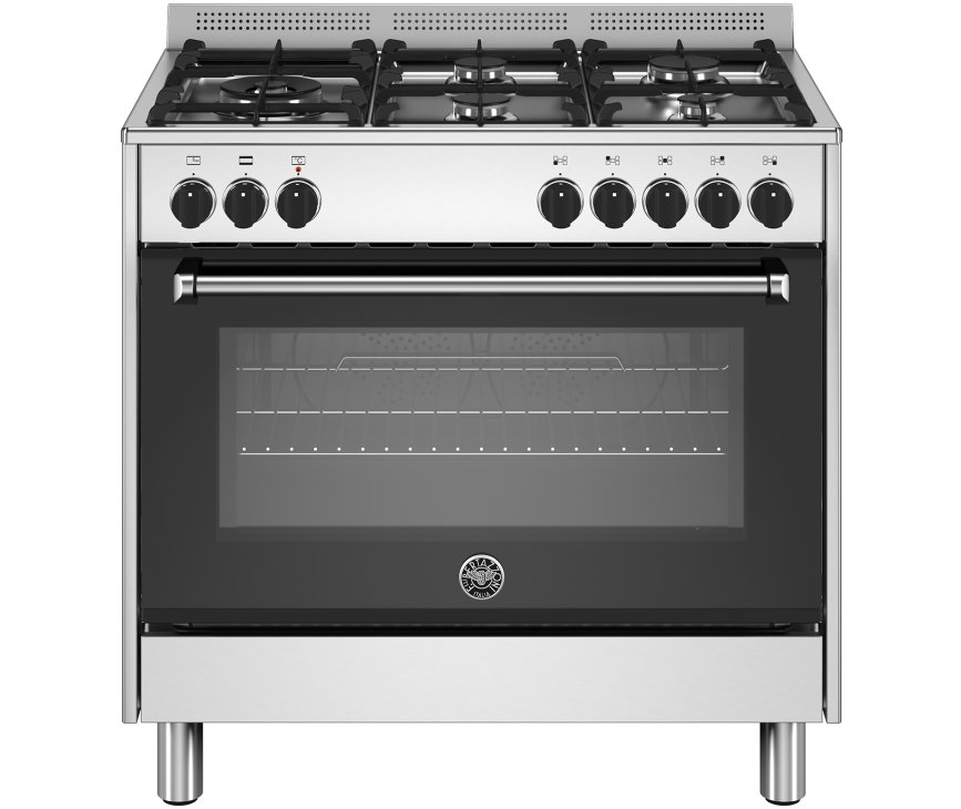 Bertazzoni MPL95L1EXE gas fornuis - roestvrijstaal