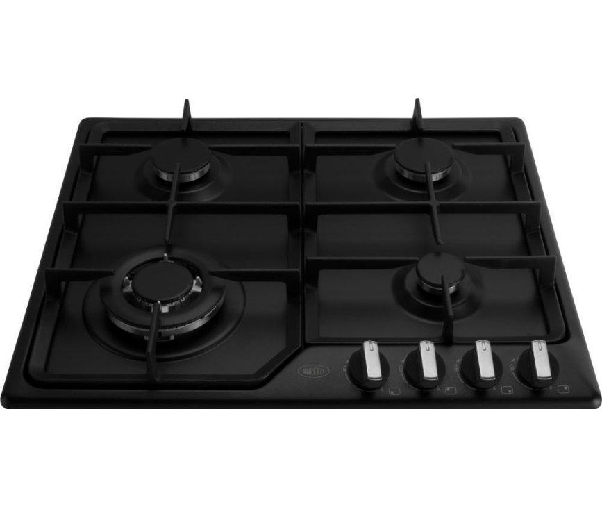 Boretti BNK601AN inbouw gas kookplaat - antraciet - 60 cm. breed