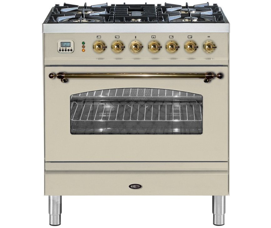 Boretti VPN83OW oud-wit fornuis