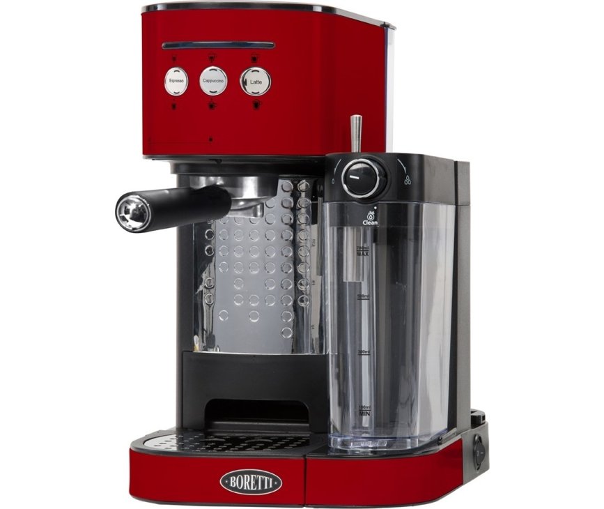 Boretti B401 koffiemachine rood