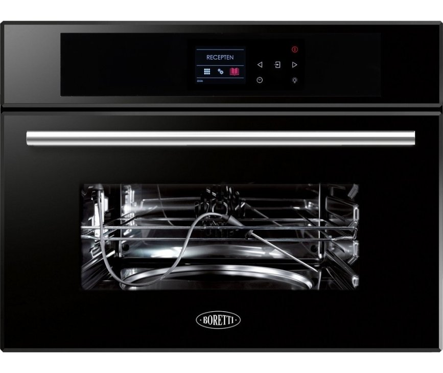 Boretti BPSN45ZWGL combi-stoomoven - zwart