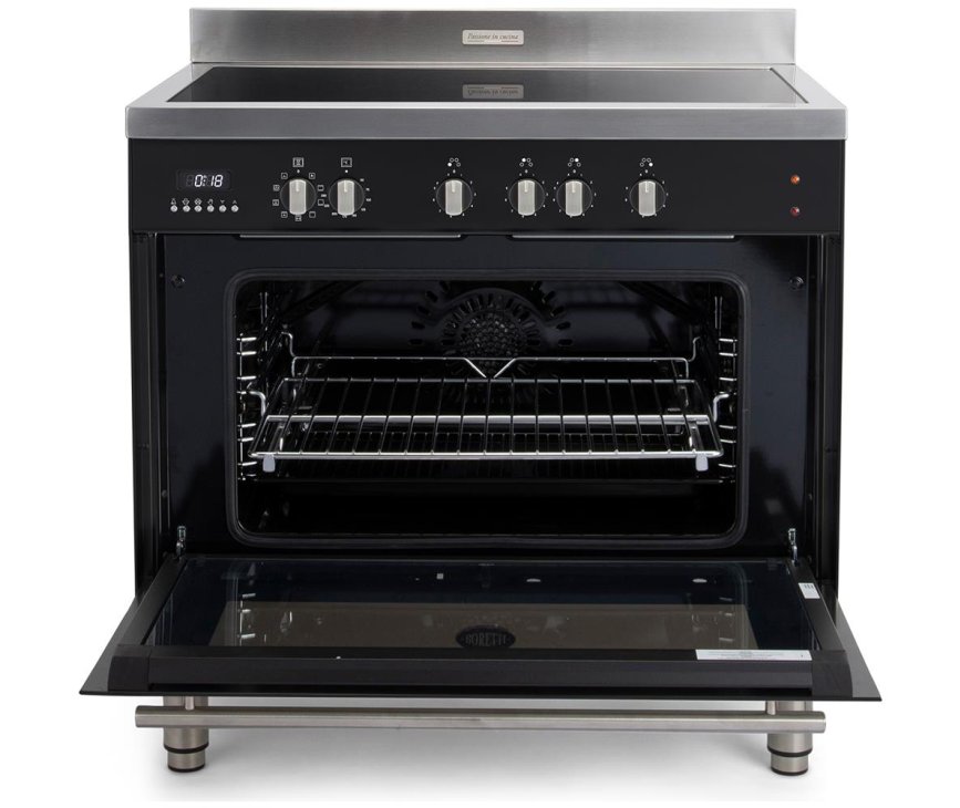 De Boretti MFBI901AN heeft een ruime multifunctionele oven met een energieklasse A label
