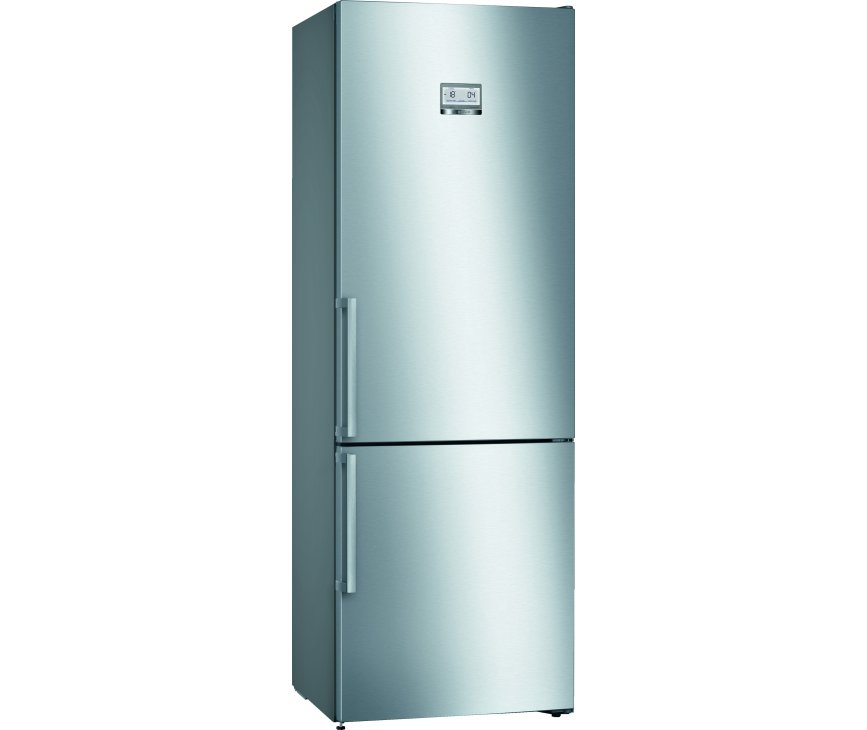 Bosch KGN49AIDP rvs koelkast - NoFrost en Vitafresh - 70 cm. breed