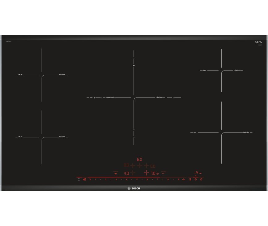 Bosch PIV975DC1E inbouw inductie kookplaat - 90 cm. breed - outlet