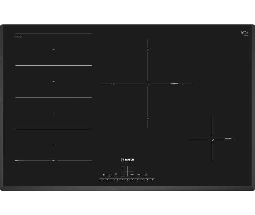 Bosch PXE851FC1E inductie inbouw kookplaat