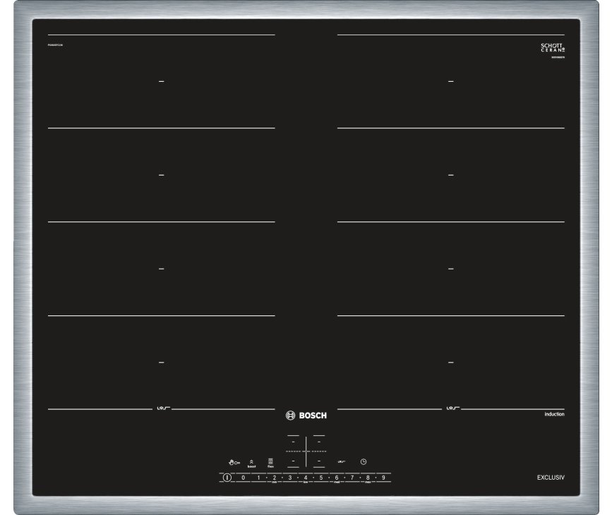 Bosch PXX645FC1M inductie inbouw kookplaat