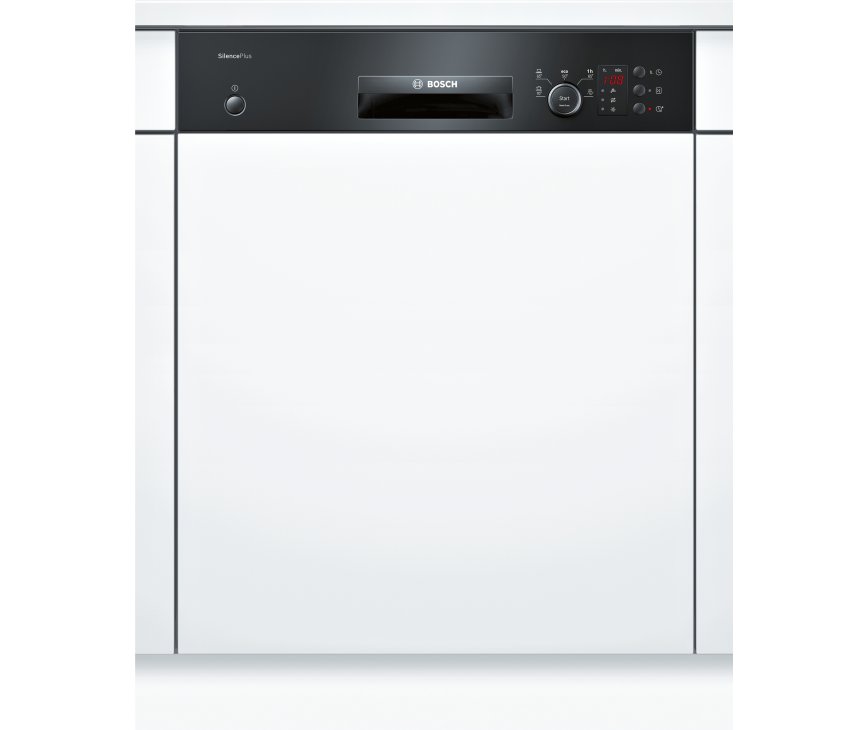 Bosch SMI25DB01E half geintegreerde inbouw vaatwasser - zwart bedieningspaneel