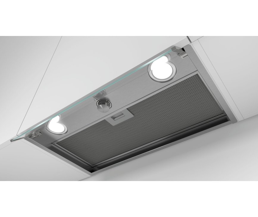 De Bosch DBB66AF50 inbouw afzuigkap is voorzien van heldere LED verlichting voor goed zicht