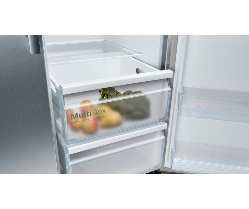 Bosch KAD93VIFP rvs side-by-side koelkast