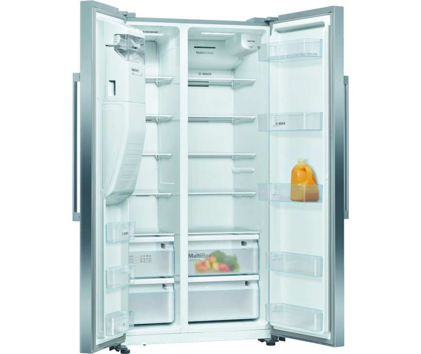 Bosch KAD93VIFP rvs side-by-side koelkast