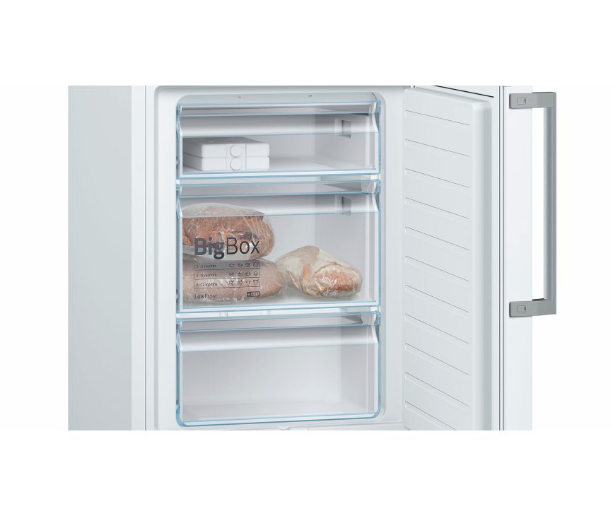 Bosch KGE36EWCP koelkast wit - 186 cm. hoog