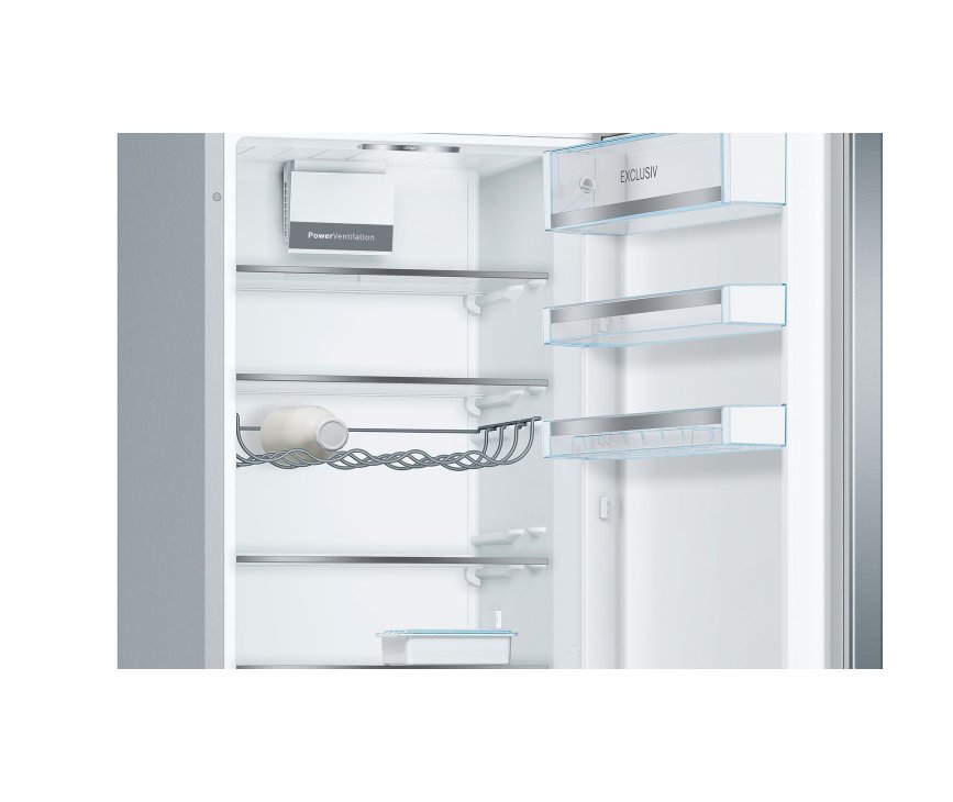Bosch KGE39EICP rvs koelkast - Exclusiv