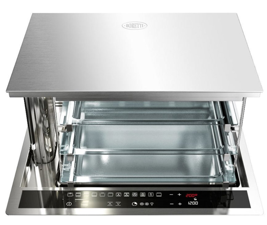 Boretti BPOL60IX oven in aanrechtblad