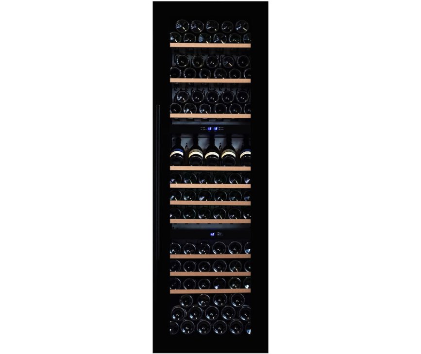 DUNAVOX wijnkoelkast inbouw zwart DX-89.246TB